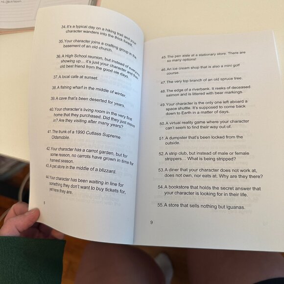 800 Creative Writing Prompts Book - Picture 3 of 3